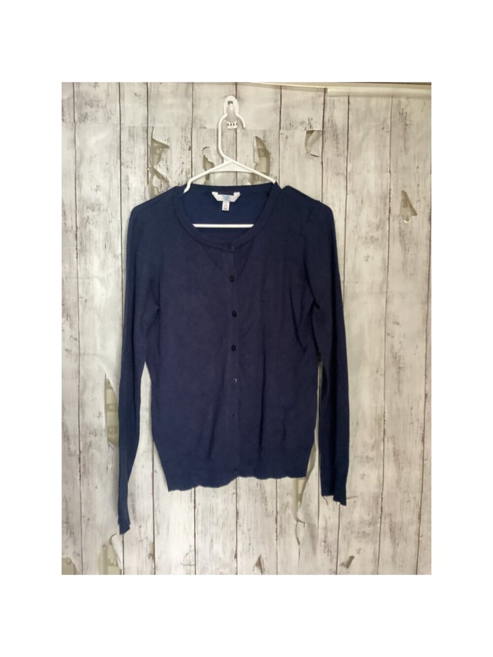 Women’s Navy Blue Cardigan Sweater Size Small